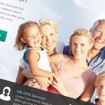 Screenshot of website